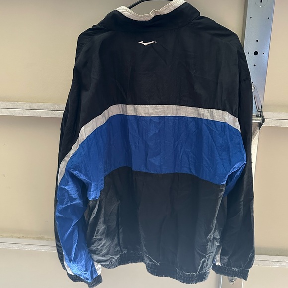 Vintage pull over zip up windbreaker size large with pockets - Picture 3 of 6